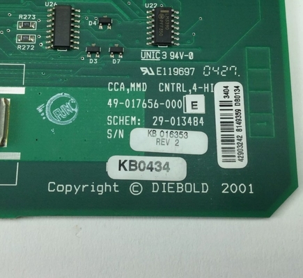 Diebold 49-017656-000E সিসিএ কন্ট্রোল বোর্ড কার্ড পিসিবি এটিএম অংশ