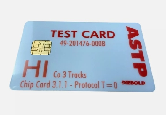 Diebold Nixdorf হাই-কো টেস্ট কার্ড ASTP 49201476000B  ️ OEM চৌম্বকীয় স্ট্রিপ কার্ড